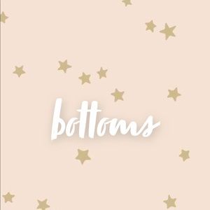 bottoms: shorts, jeans, skirts